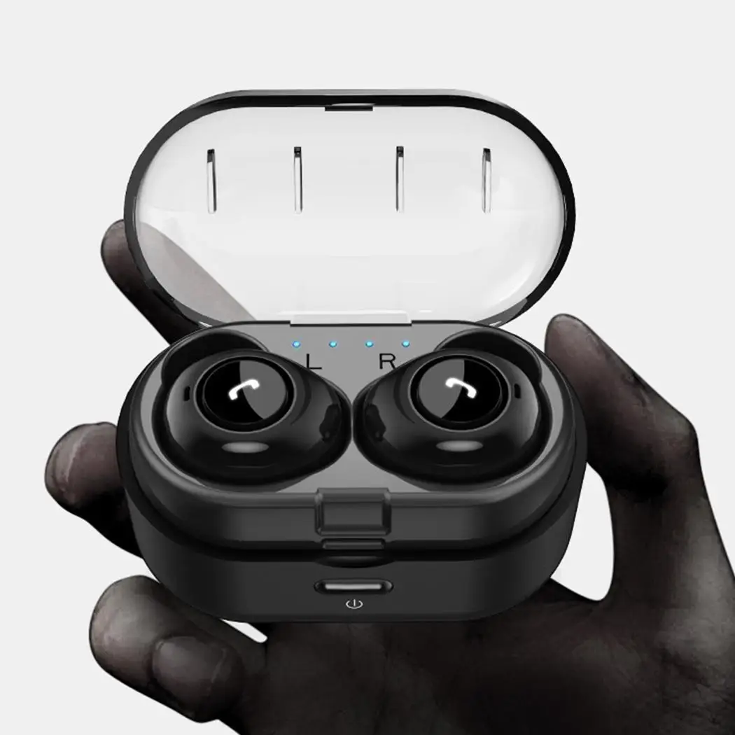 Battery Compartment Stereo Mini Binaural Invisible Power Display Support Music Call Function Wireless Headset | Электроника
