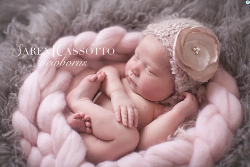 Детские косички из мериносовой шерсти реквизит для фотосъемки новорожденных