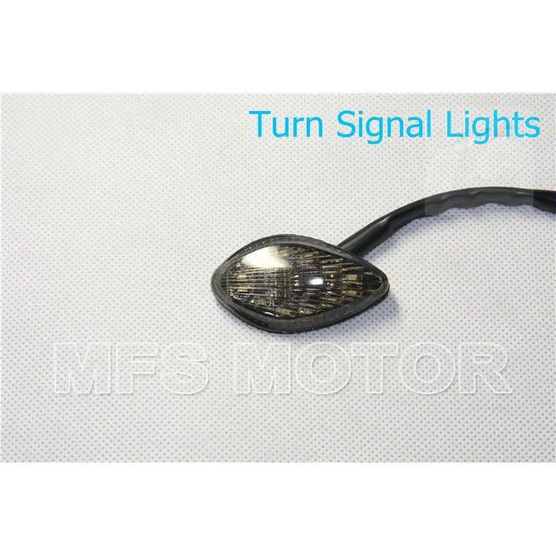 Запчасти для мотоциклов Светодиодные поворотники с заподлицо от дыма светильник