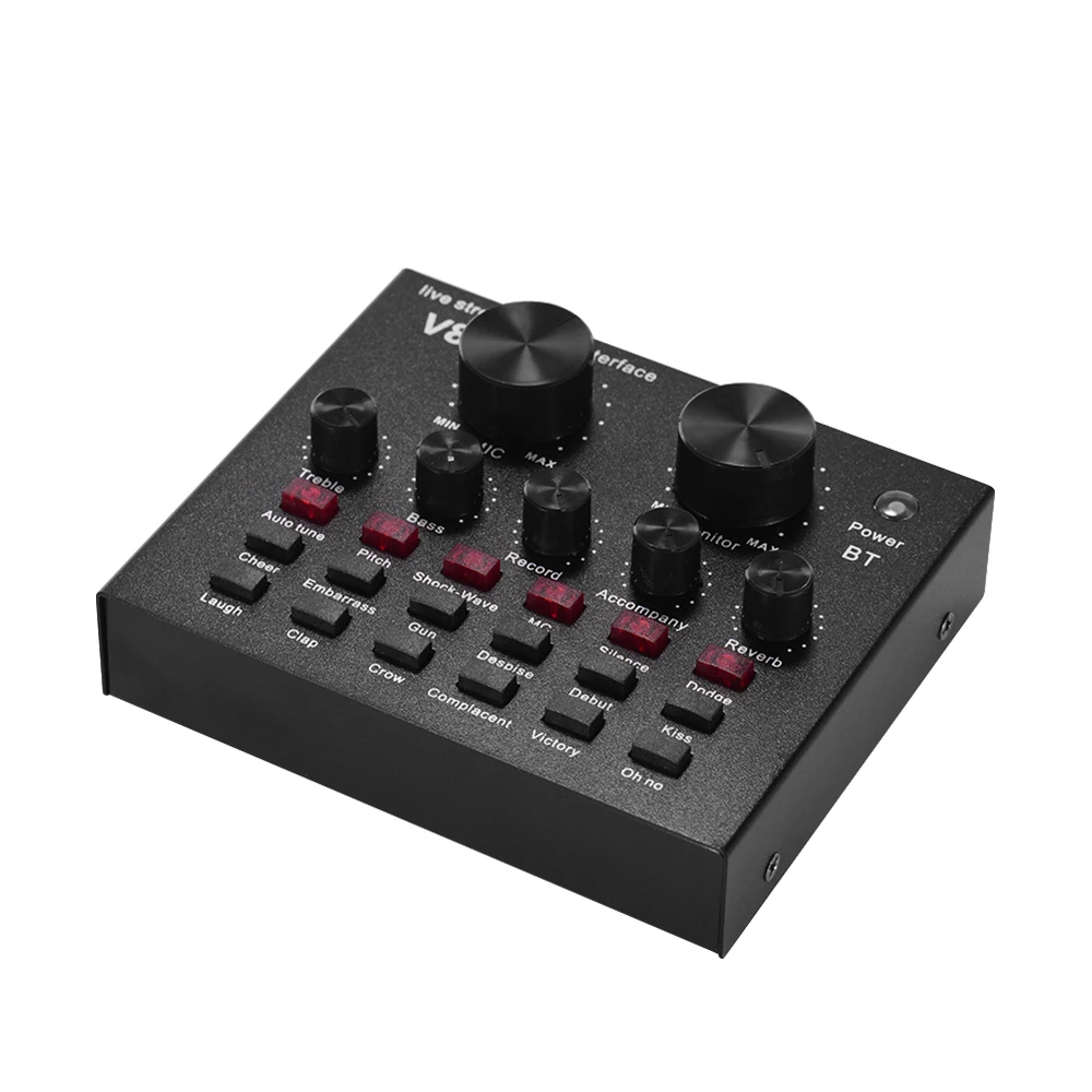 Аксессуары для гитары Аудио Смешивание звуковая карта USB аудио интерфейс BT