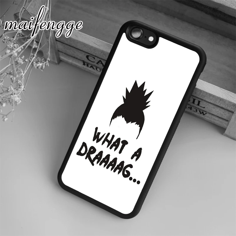 Maifengge Shikamaru Nara What A Drag чехол для iPhone 5 6 6s 7 8 plus X XR XS max 11 12 Pro Samsung Galaxy S7edge S8 S9 S10|case for