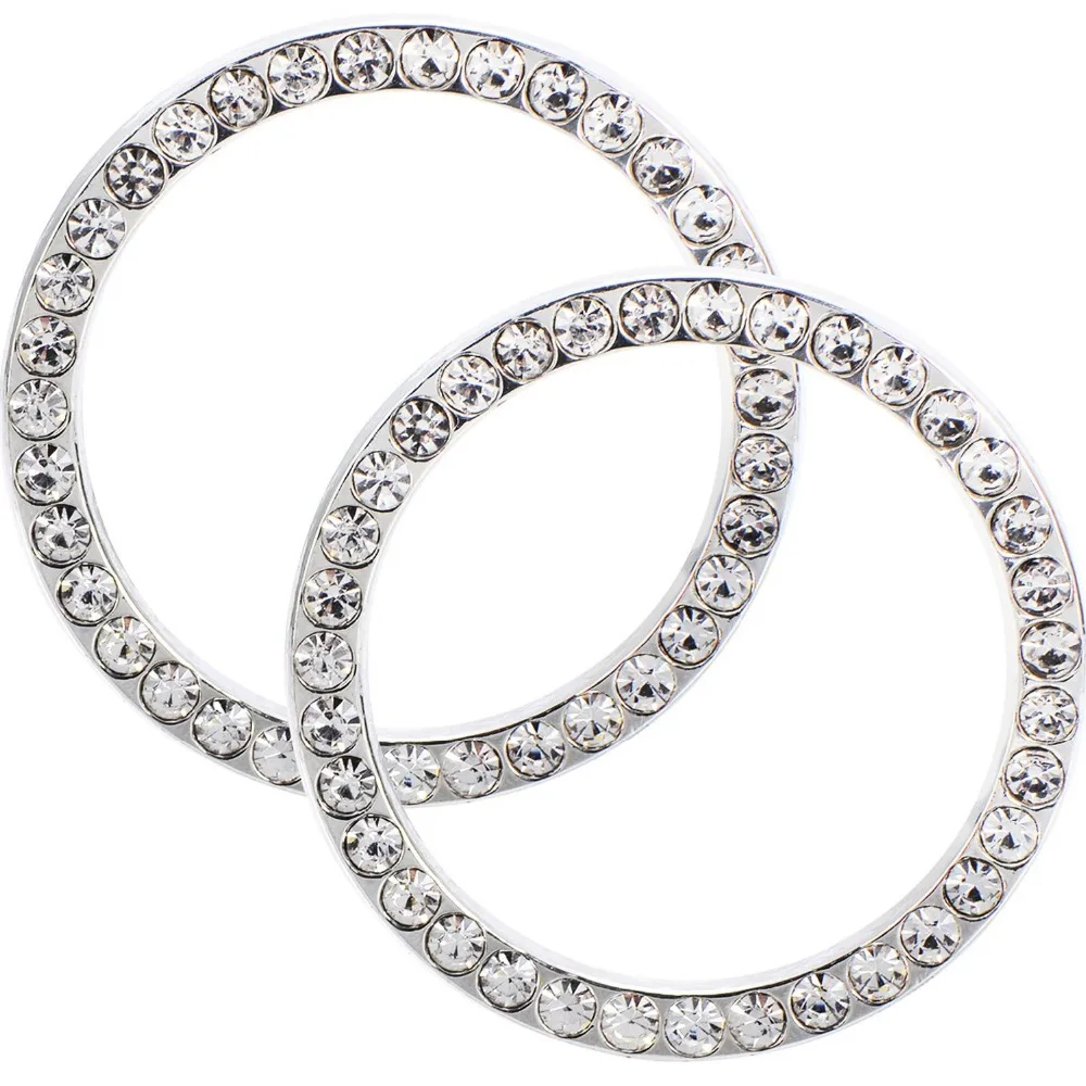 2 шт./упаковка декоративные стразы для запуска и остановки двигателя автомобиля |