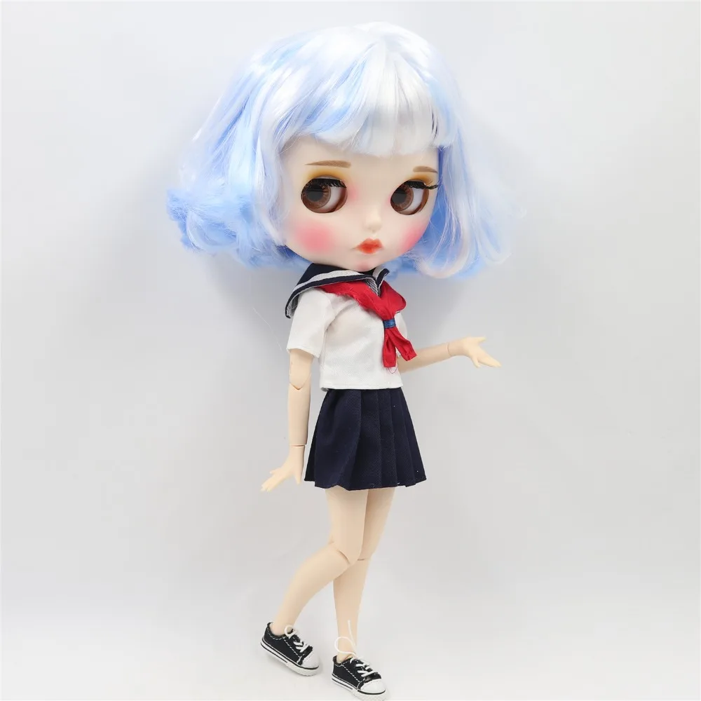 Ледяная кукла DBS Blyth 1/6 cutom белая кожа шарнир Подгонянная под тело игрушка для