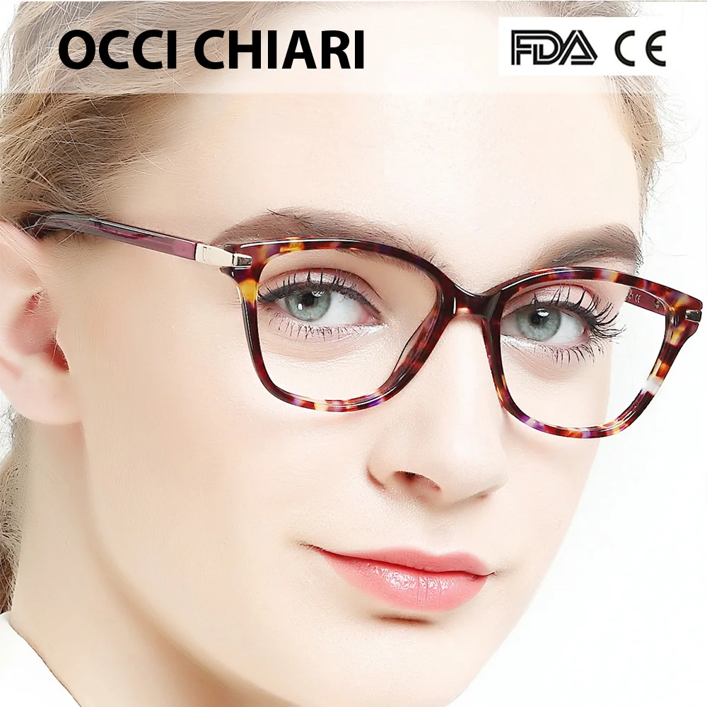 OCCI CHIARI итальянский дизайн demi ручная работа прозрачные линзы очки по рецепту