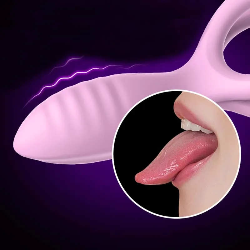 Фаллоимитатор с кольцами на член для задержки эякуляции Стимулятор клитора