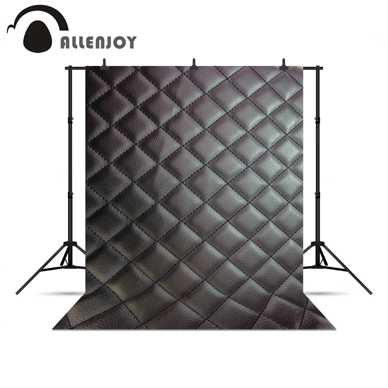 Allenjoy фото фон черный кожаный изголовье кровати 3D Реальный Профессиональный