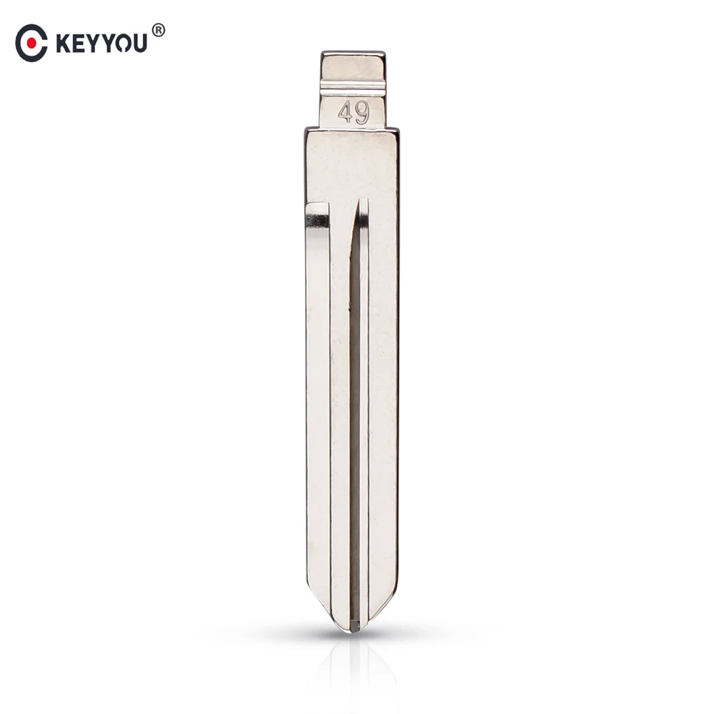 KEYYOU 10 шт./лот 49 # KD дистанционный ключ пустое лезвие металлическое откидное №