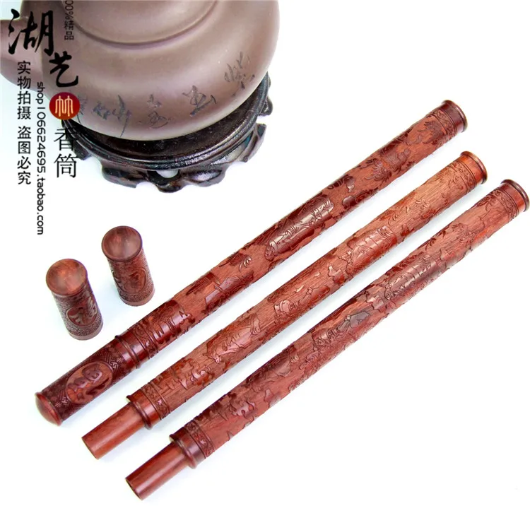 Розовое дерево анаглиф Восемь Бессмертных длинные joss палочки цилиндрические