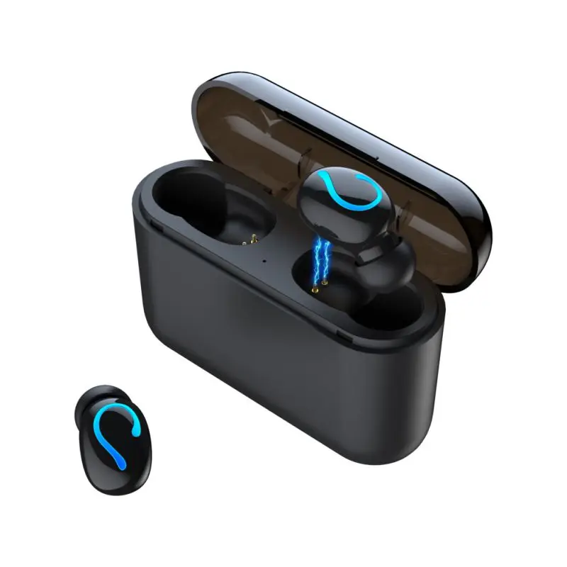Беспроводные наушники стереонаушники Bluetooth мини с внешним аккумулятором на 1500