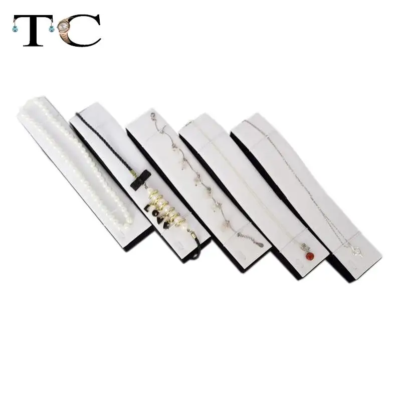 Дисплей ювелирных изделий 3 шт./лот ожерелье держатель рок Кулон Стенд стек белый