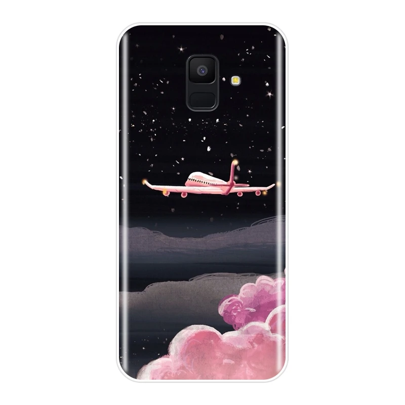 Phone Cases For Samsung Galaxy A6 A8 Plus 2018 A5 A7 Case Silicone Soft Back Cover A3 2016 2017 | Мобильные телефоны и