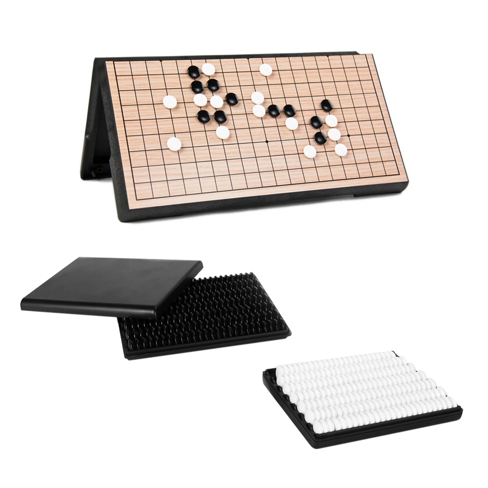 Go игровой Набор для путешествий настольная игра Магнитная Шахматная с