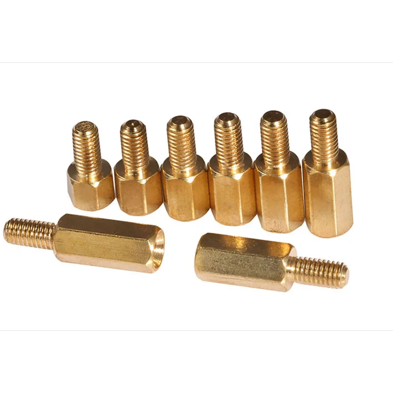 Медная Колонка M4 с одной головкой шестигранная медная колонка винтом опорная Copper