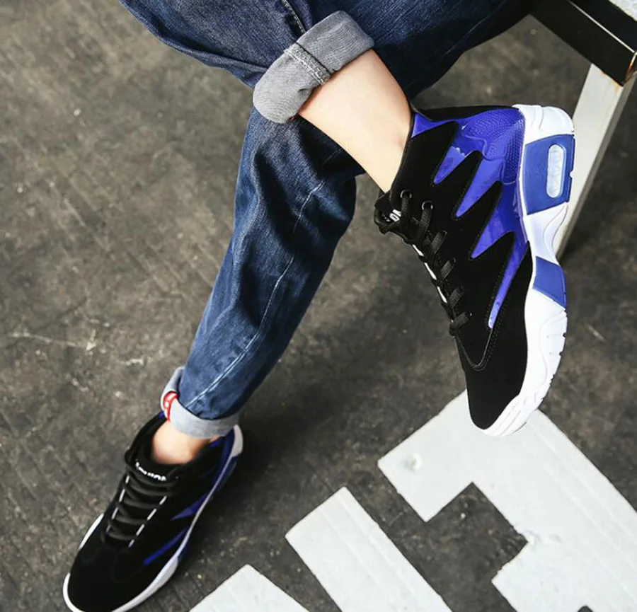 New Autumn and Winter Fashion Mixed Colors Casual Men's Sports Shoes Tide Travel Sneakers Height Increasing Cool Great | Обувь
