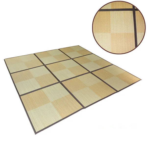 A 195X195CM Японский Традиционный Ковер Igusa Tatami напольный коврик Раш татами коврик блок напольный лист легкий для гостиной спальни матрас - Цвет: A 195X195CM