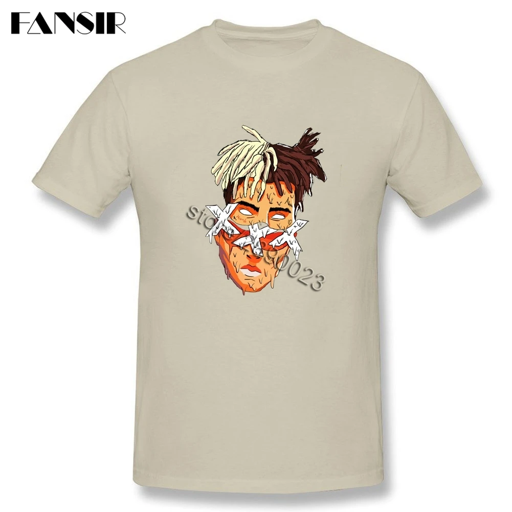 Popular Men T-shirt XXXTentacion Rapper Short Sleeve Pure Cotton Round Neck T Shirt For Adult Tshirts | Мужская одежда