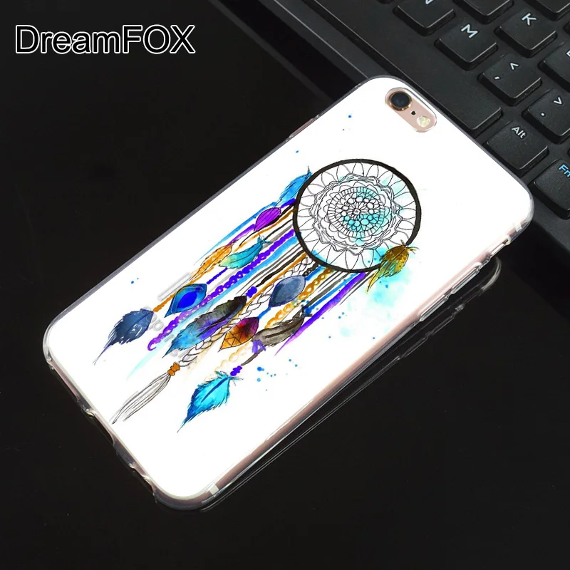 Мягкий силиконовый чехол M172 Blue Catcher Dreams из ТПУ для Apple iPhone 11 Pro X XR XS Max 8 7 6 6S Plus 5 5S SE 5C 4
