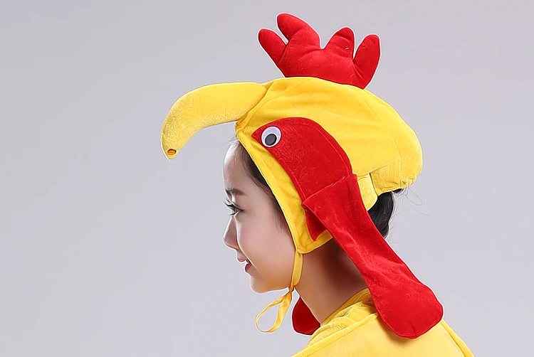 Новые рекламные детские костюмы с большими петухами и Крейзи Цыпленок