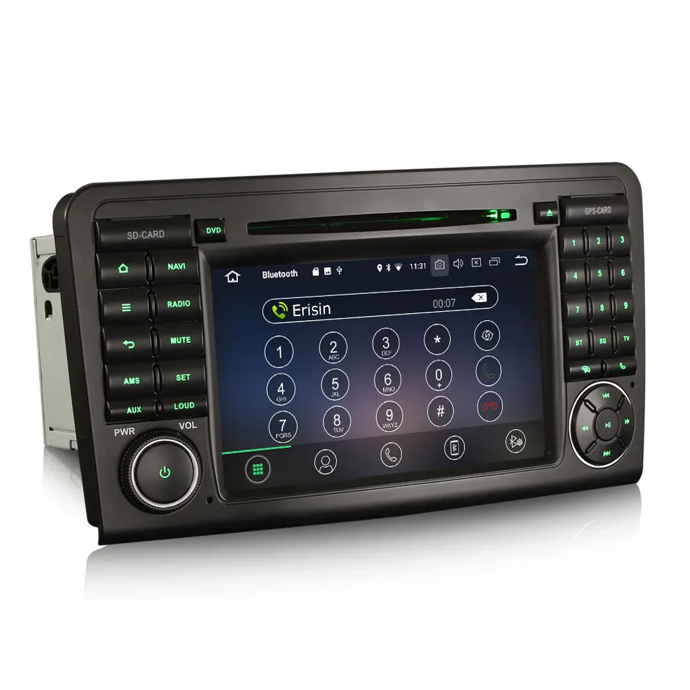 Erisin ES3961L авто 7 'ƈ Din Android 8 1 Автомобильный DVD плеер для Mercedes ML/GL Class W164 X164 gps
