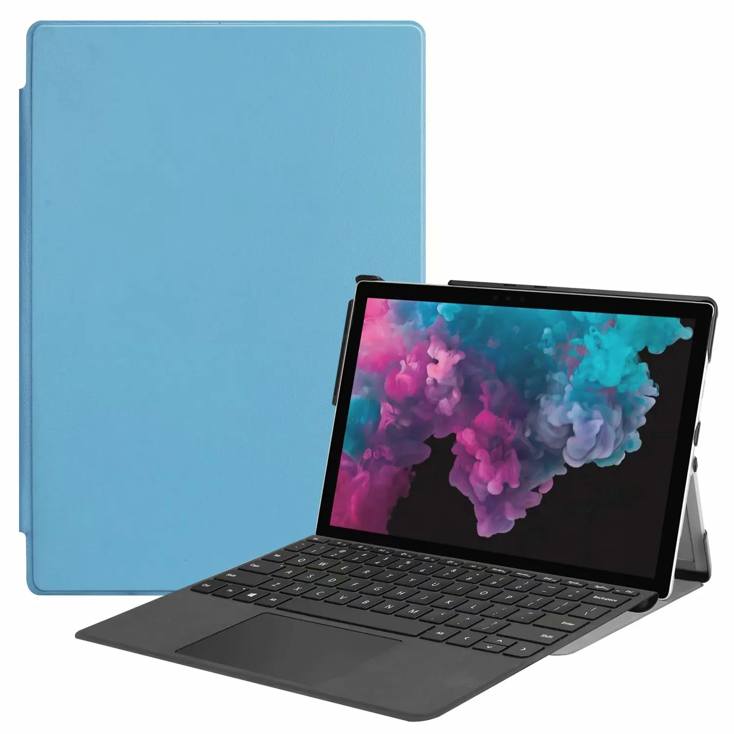 Умный чехол для Microsoft surface pro 4 5 6 тонкий из искусственной кожи 4/5/6 подставка