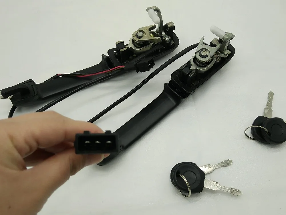 SKTOO для vw Passat B4 дверная ручка с цилиндром ключ Передняя Задняя дверная ручка