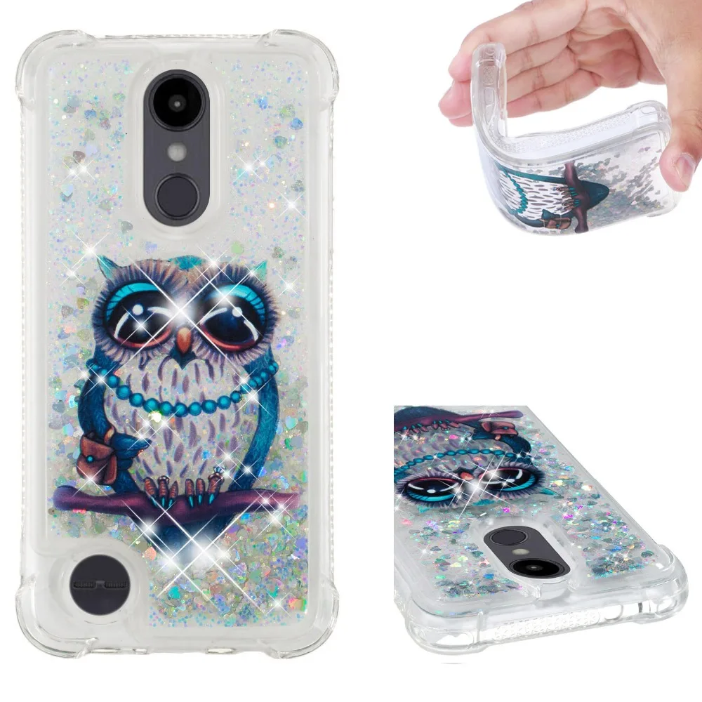 Quicksand 3D Жидкий чехол для Coque LG Aristo 2 Plus Etui Telefoon Hoesjes K4 K8 K10 2018 2017 K9 K11 Funda | Мобильные
