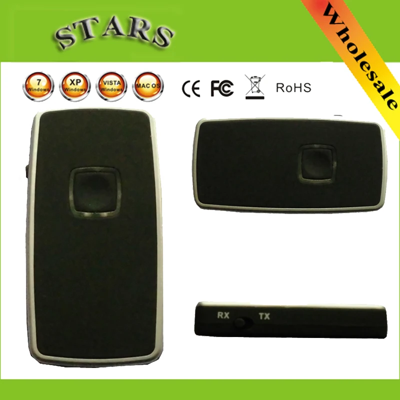 

2 in 1 Wireless A2DP Bluetooth 2.1+EDR Stereo Music Audio Receiver and Transmitter Adapter for Mobile Phone iPad iPod PC Speaker