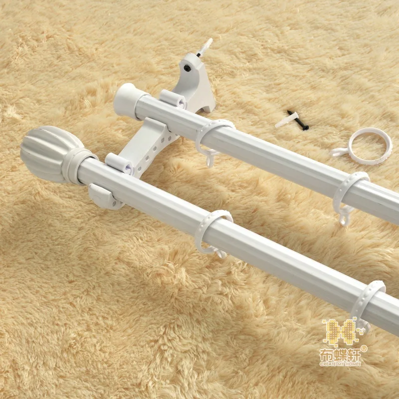 Белый Пластик Шторы стержень dubble дуги с Интимные аксессуары|curtain pole|plastic curtain