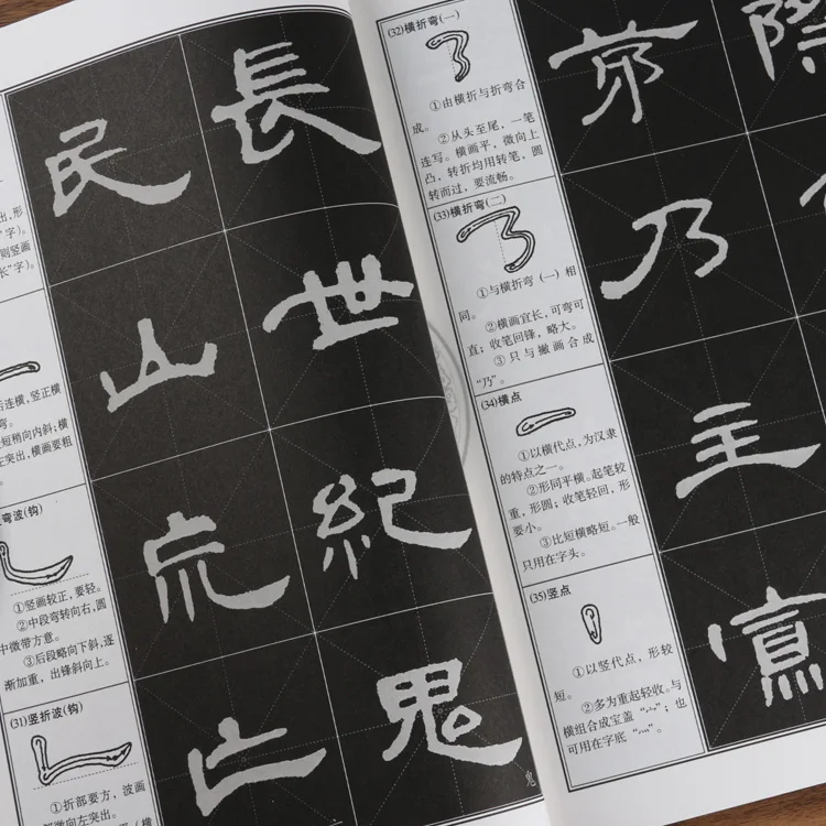 Книга китайской каллиграфии для Mo Bi Zi Cao Quan Bei Han Li Shu Jiao Cheng Book| |