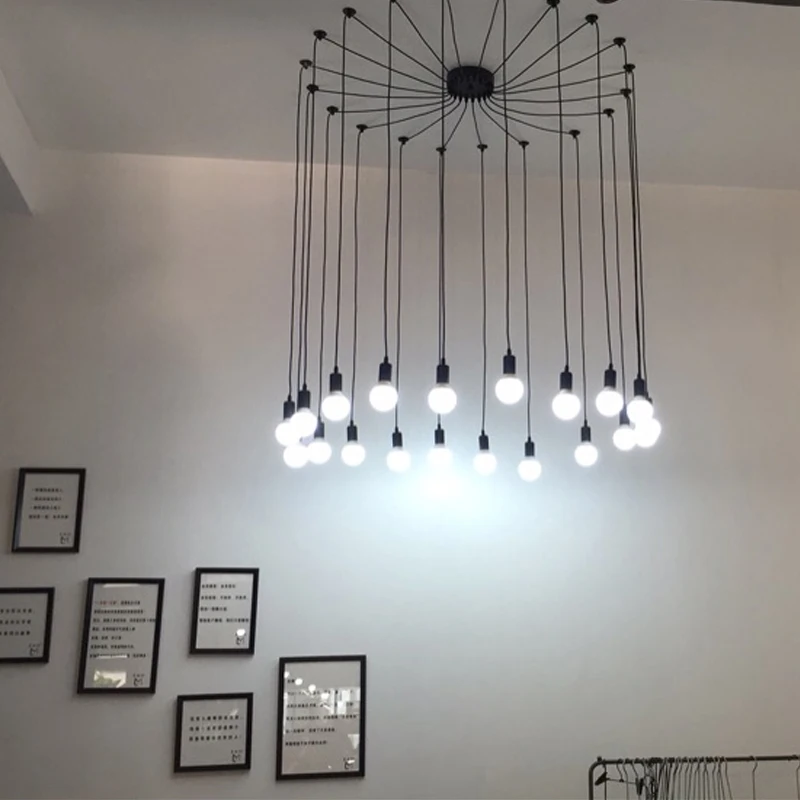 Retro industry clothing store dining room bedroom spider heavenly maids scatter blossoms creative person Pendant Lights ZA GY82 | Освещение