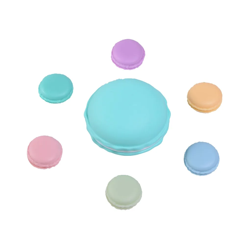 2018 New Arrival Circle Cute Macaroon Cookie Design Candy Color Mini Storage Box Jewelry Drop Shipping | Дом и сад