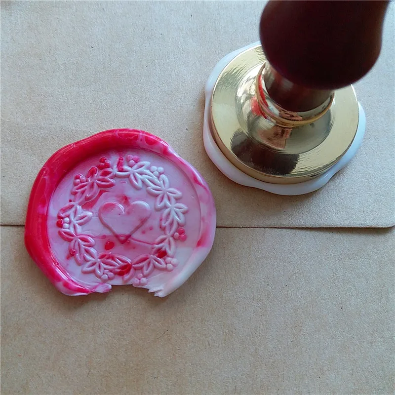 Любящее сердце с цветочным узором по индивидуальному заказу для свадебных