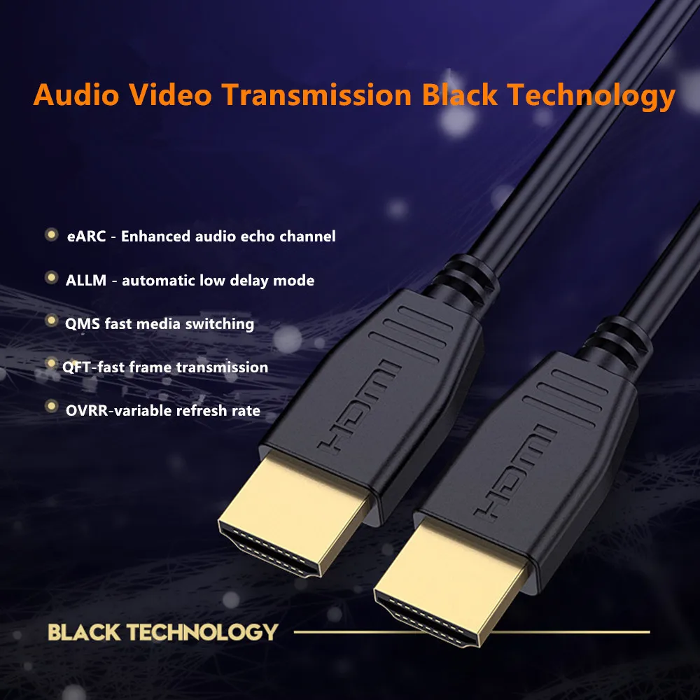 Оптическое волокно HDMI 2 1 8K кабель 120 Гц 48 Гбит/с для HDR проектор ТВ компьютер разъем