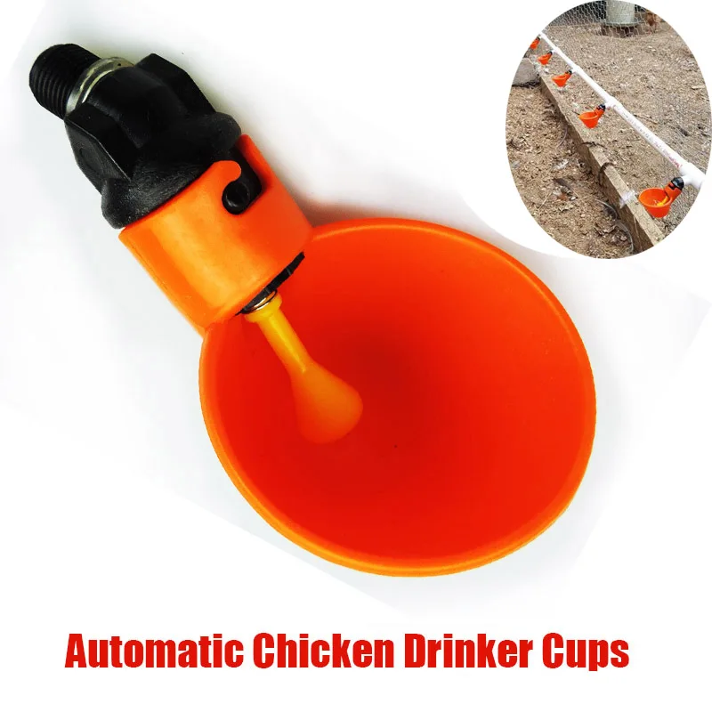 4 Pcs Plastic chicken Bird Poultry Drinkers Bowl Drinking Water Equipment Breeding Pigeon Wholesale | Дом и сад