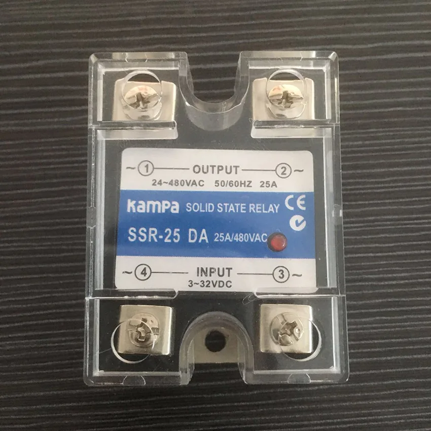 Реле постоянного тока в переменный ток 25A SSD (SSR 25DA) /твердотельное реле Однофазное