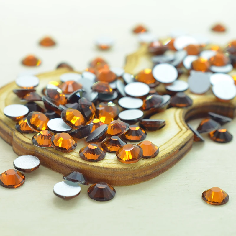 

Flat Back Rhinestone Crystal Strass Tan 50pcs ss20 4.6-4.8mm Non hotfix Nail Art Rhinestones