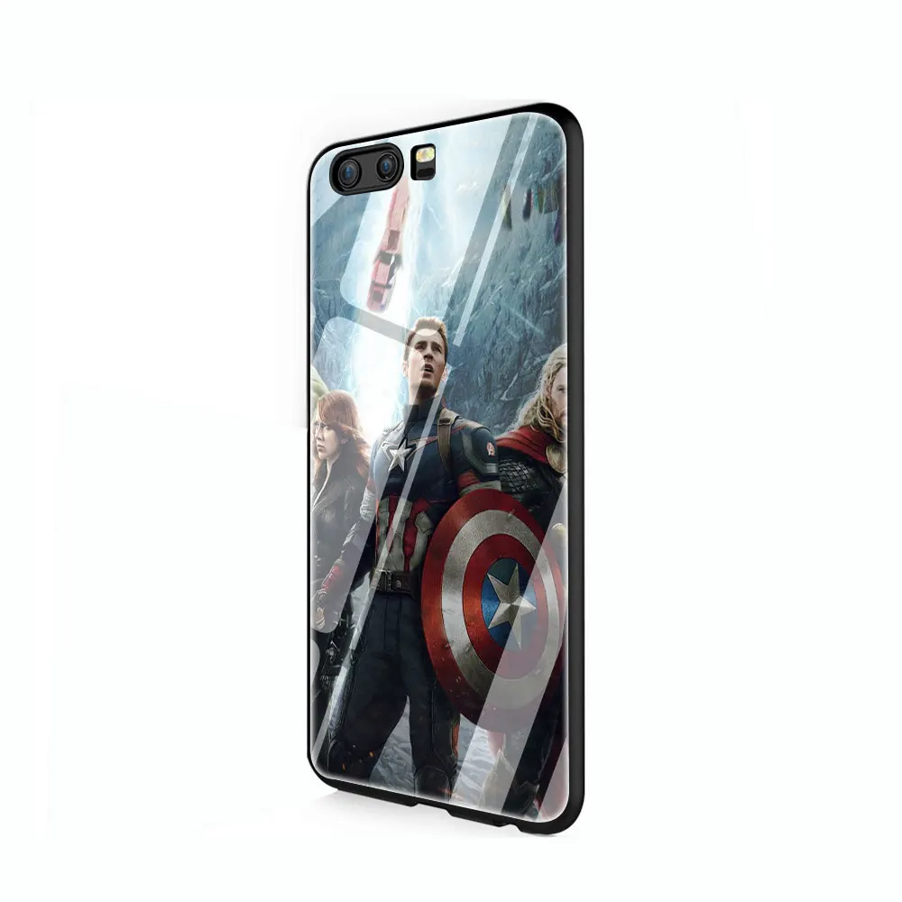G9 Марвел Супергерои из “Мстителей” закаленное Стекло крышка чехол для huawei P10 P20 P30 Коврики 20 Honor 9 10 Lite рro 7A 8X P Smart - Цвет: G9