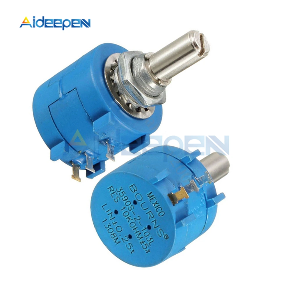 3590S-2-103L 3590S 10K Ом прецизионный многооборотный потенциометр 10 кольцевой регулируемый резистор
