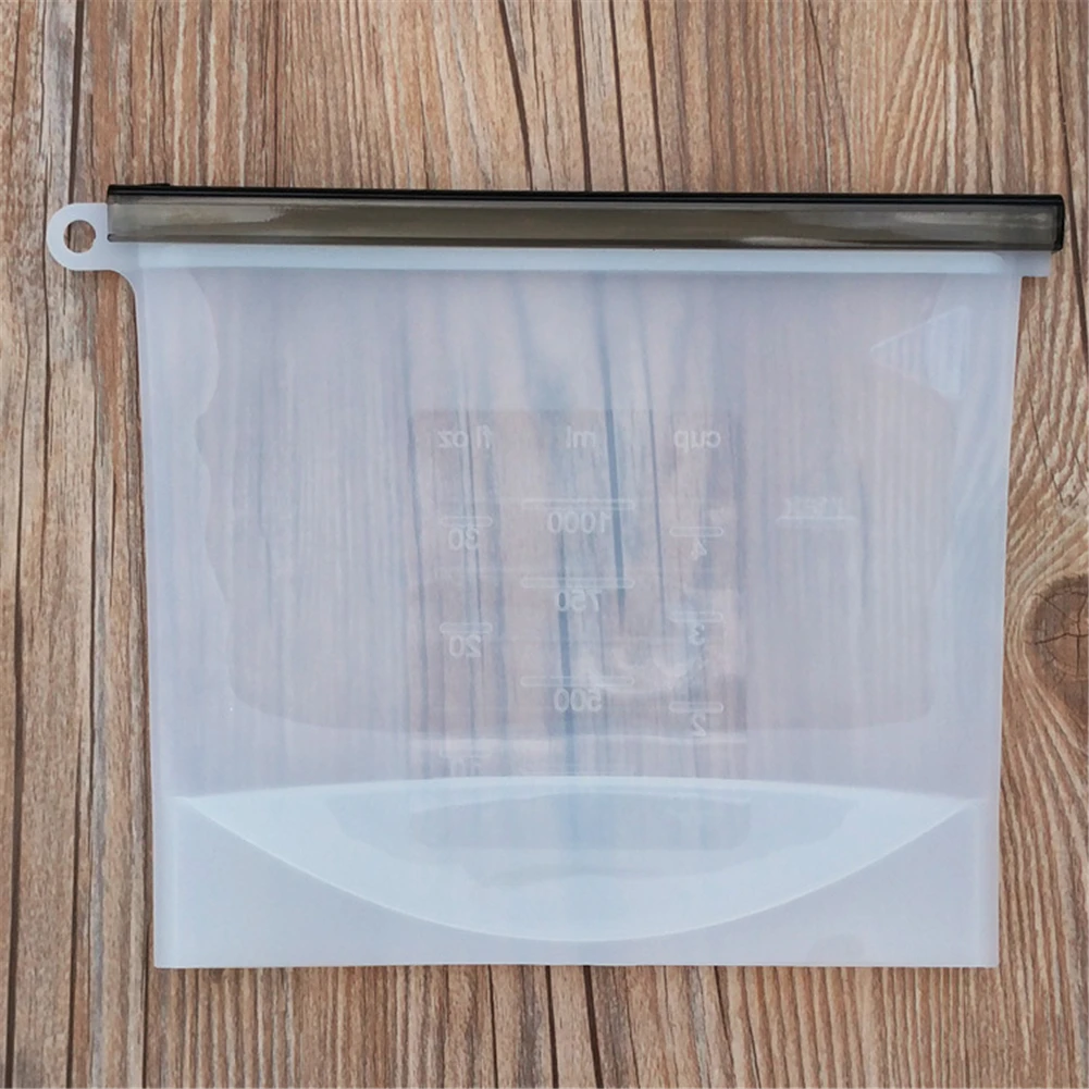 

Reusable Silicone Food Preservation Bag Airtight Seal Storage Container Versatile Kitchen Cooking Utensil