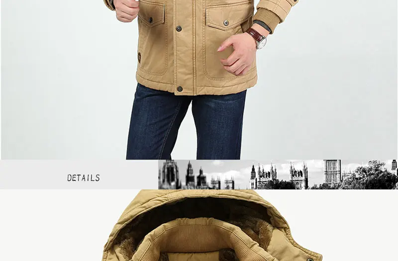 AFS JEEP размера плюс XXXL XXXXL XXXXXL мужские пальто толстые зимние новые модные однотонные черные универсальные повседневные мужские с отложным воротником