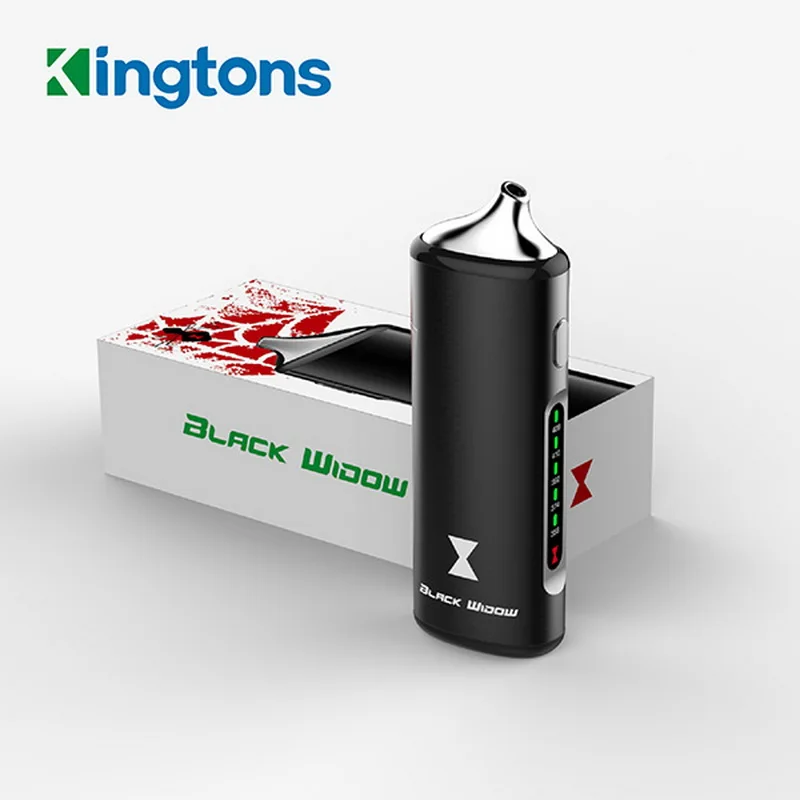 100% Оригинальный мод для сухой травы Черная Вдова Kingtons травяной испаритель вейп
