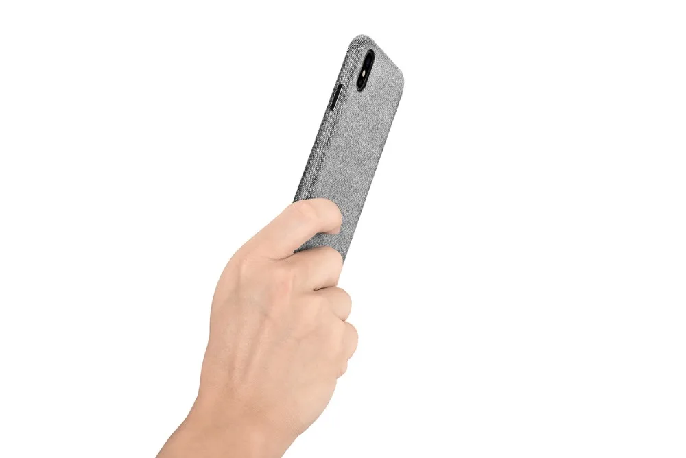 Рис белый Оригинальный XOOMZ снежные узор ткань чехол для iPhone X модные тонкие мягкие