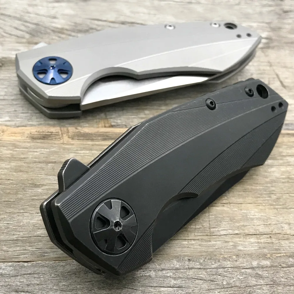 Складной нож LDT 0456 BW CTS 204P Blade TC4 титановые ножи с ручкой тактический карманный для