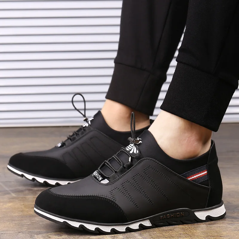 Новинка 2018 года кожаная мужская обувь сезон осень-зима дышащая повседневная