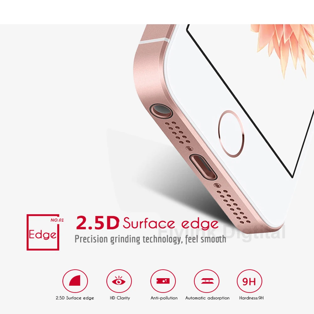 Закаленное стекло для iphone 5s защитное закаленное защитная пленка 4 5 6 S 7 8 Plus