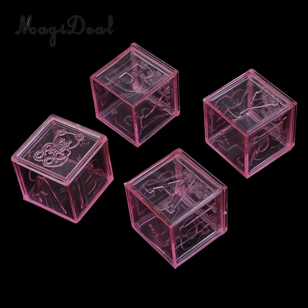 MagiDeal строительные блоки коробка конфет Свадебный Baby Shower вечерние интересный