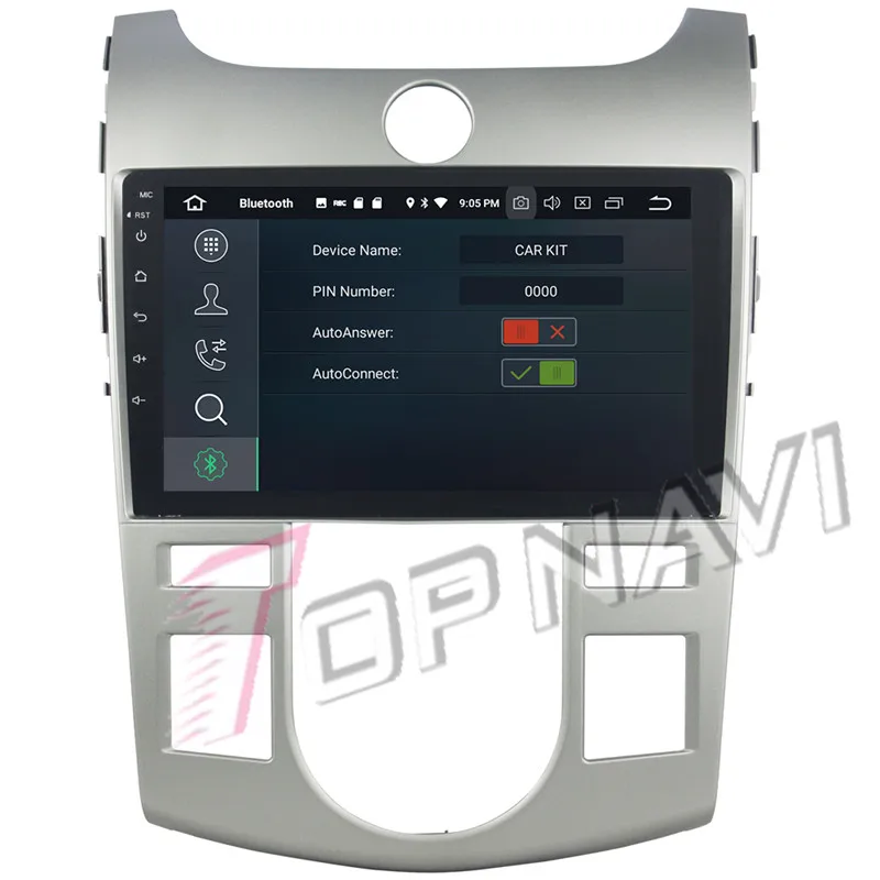 Topnavi Octa Core Android 9 0 Автомобильный GPS навигатор для KIA CERATO FORTE 2008 2009 2010 2011 2012