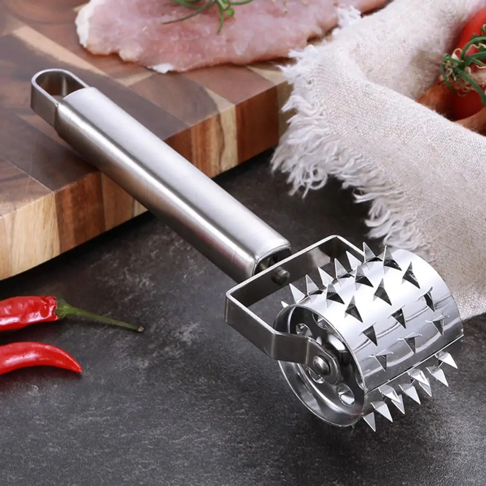 Meat Tenderizer Ultra Sharp Needle Stainless Steel Blades Kitchen Tool for Steak Pork Beef Fish Tenderness Hammer Cookware | Дом и сад