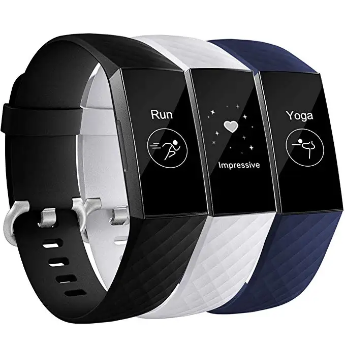 Ремешок для умных часов Fitbit Charge 3 сменный Браслет смарт мужчин и женщин
