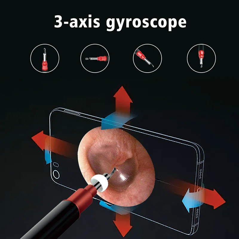 Wifi Ear Scope камера новая модернизированная 3,9 мм визуальная камера для ушей HD ушной эндоскоп с ушным воском инструмент для очистки с 6 светодиодный для Android IOS